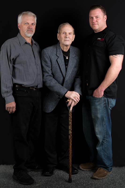 Father with brothers. Since 1952