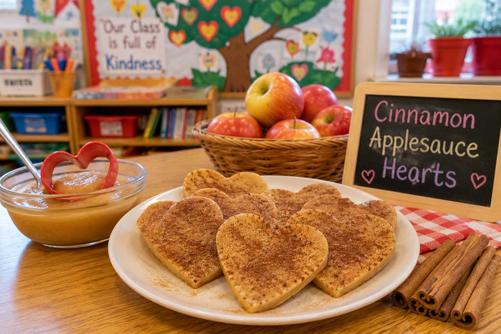 Cinnamon Applesauce Hearts