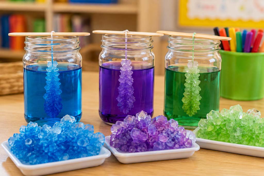 Colorful crystals